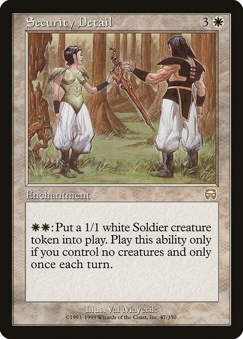 Security Detail card art