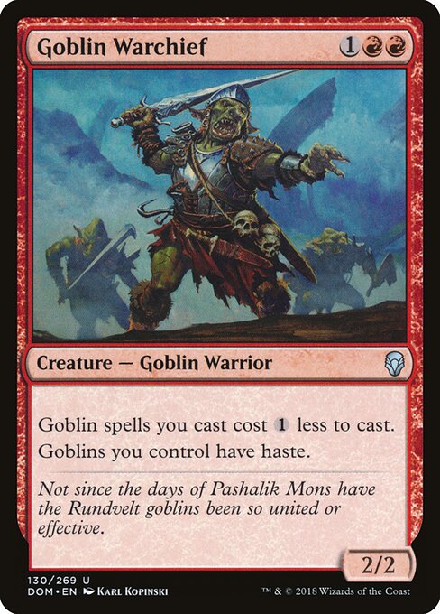 Goblin Warchief card art