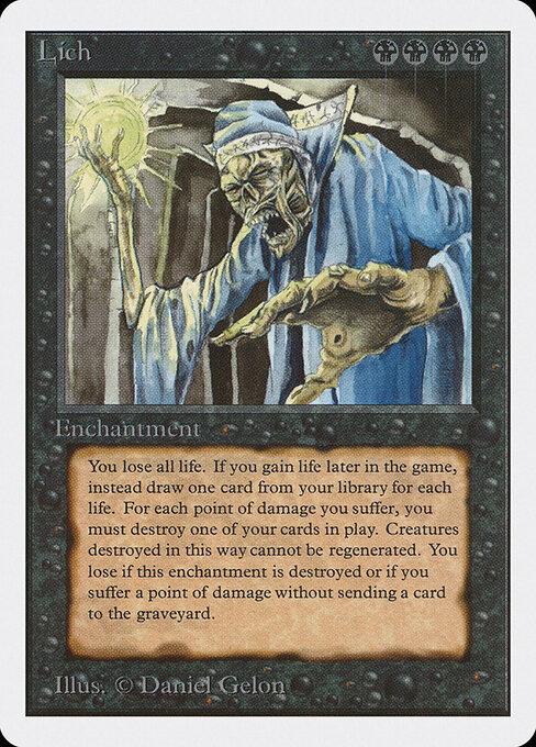 Lich card art