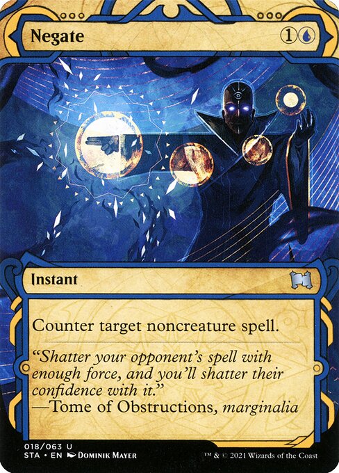 Negate card art