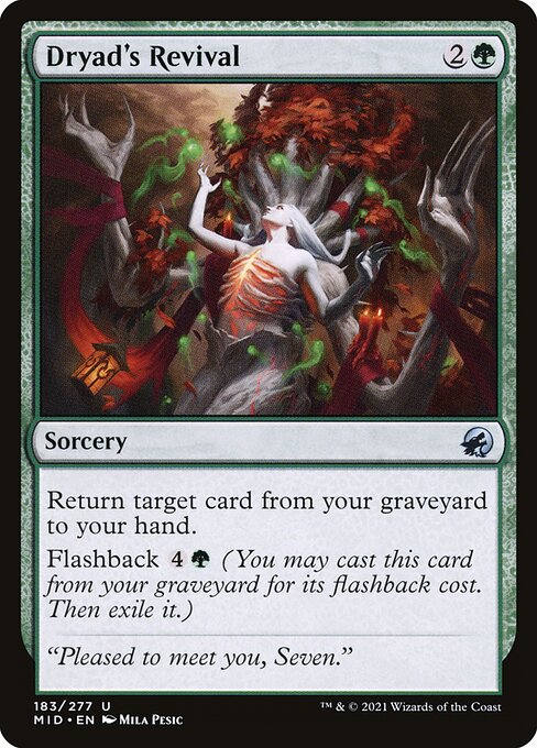 Dryad's Revival card art