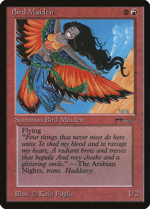 Bird Maiden card art