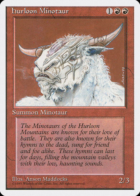 Hurloon Minotaur card art