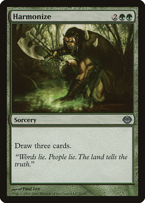 Harmonize card art