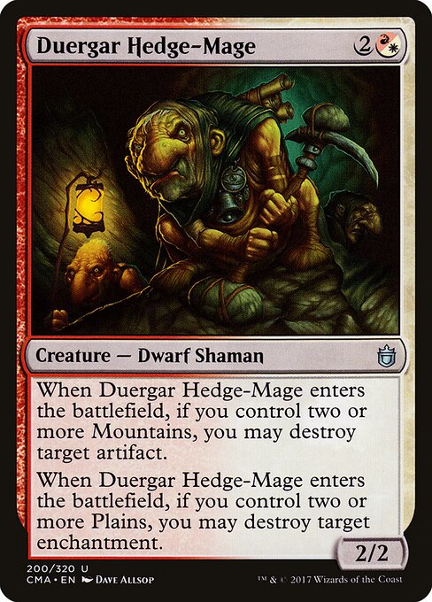 Duergar Hedge-Mage card art