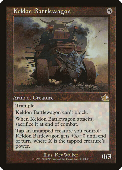 Keldon Battlewagon card art
