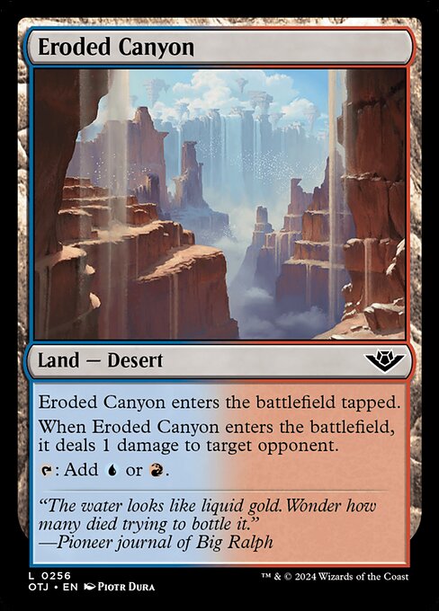 Eroded Canyon card art