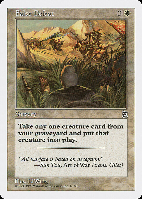 False Defeat card art
