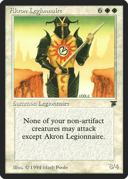 Akron Legionnaire card art