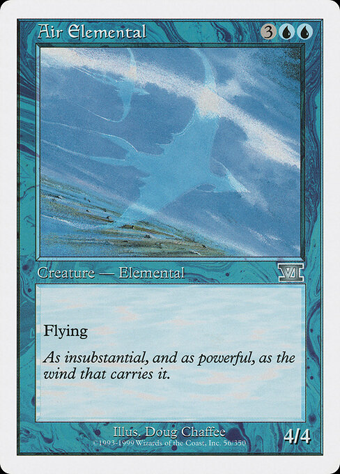 Air Elemental card art
