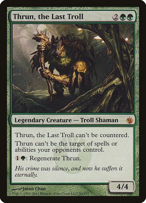 Thrun, the Last Troll card art