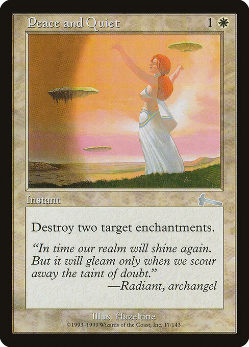 Peace and Quiet card art
