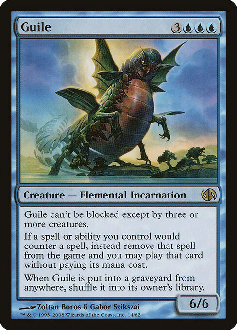 Guile card art