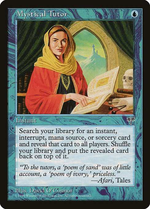 Mystical Tutor card art