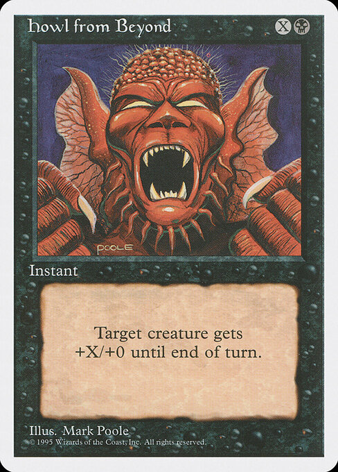 Howl from Beyond card art