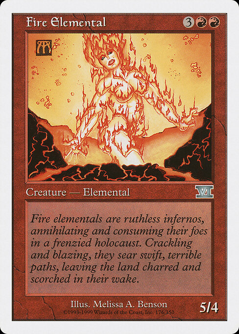 Fire Elemental card art
