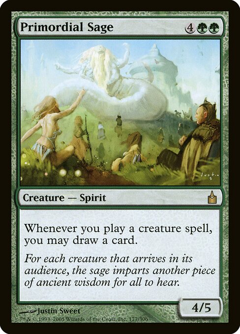 Primordial Sage card art