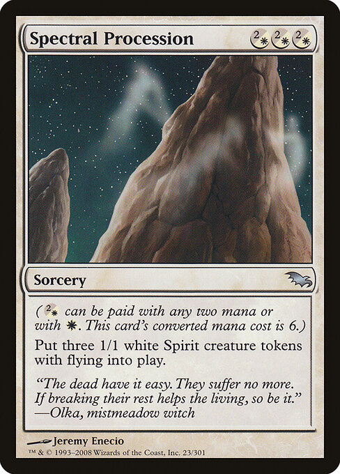 Spectral Procession card art