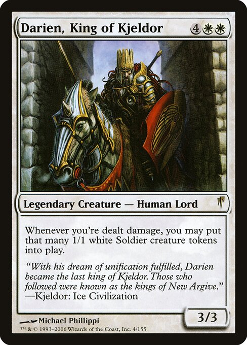Darien, King of Kjeldor card art