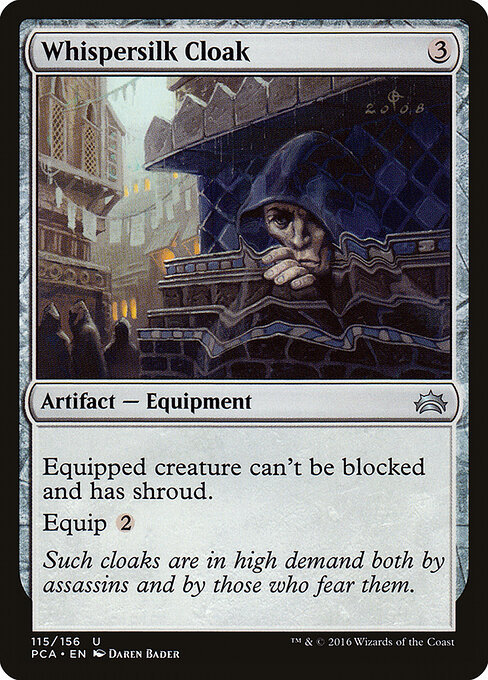 Whispersilk Cloak card art