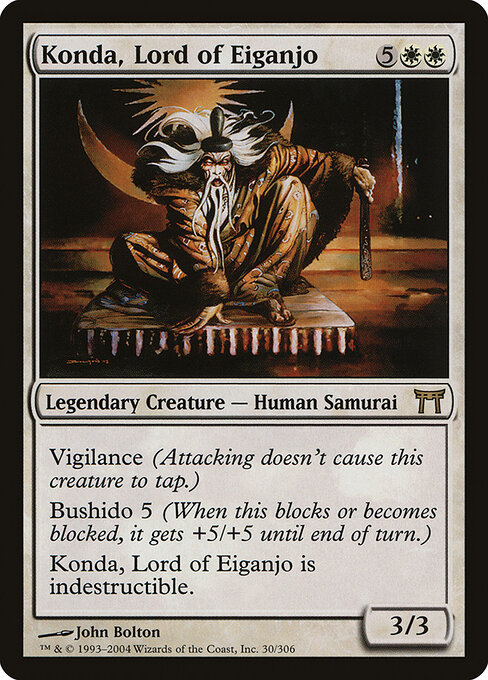 Konda, Lord of Eiganjo card art