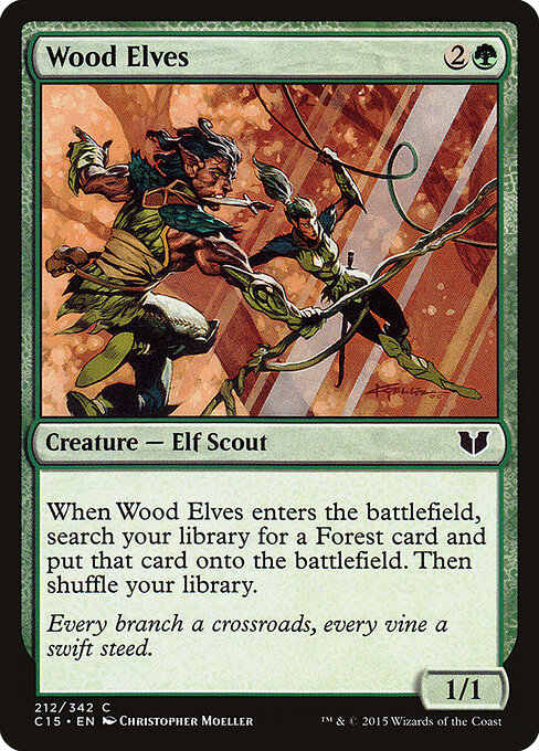 Wood Elves card art