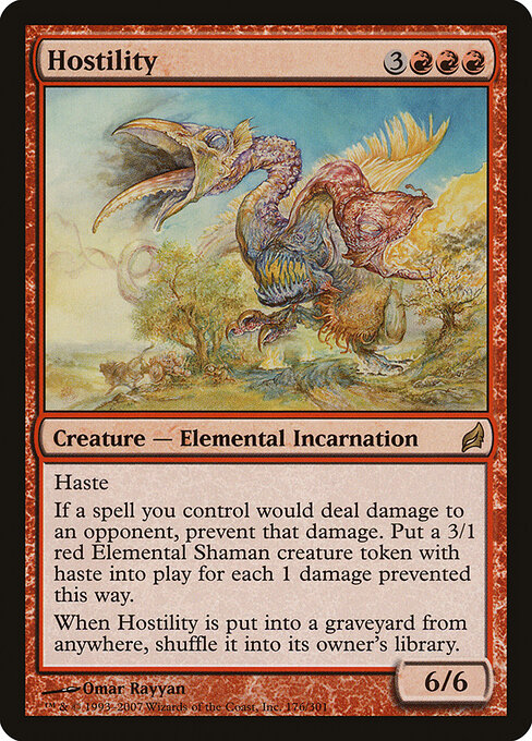 Hostility card art