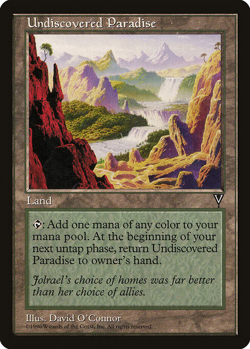 Undiscovered Paradise card art