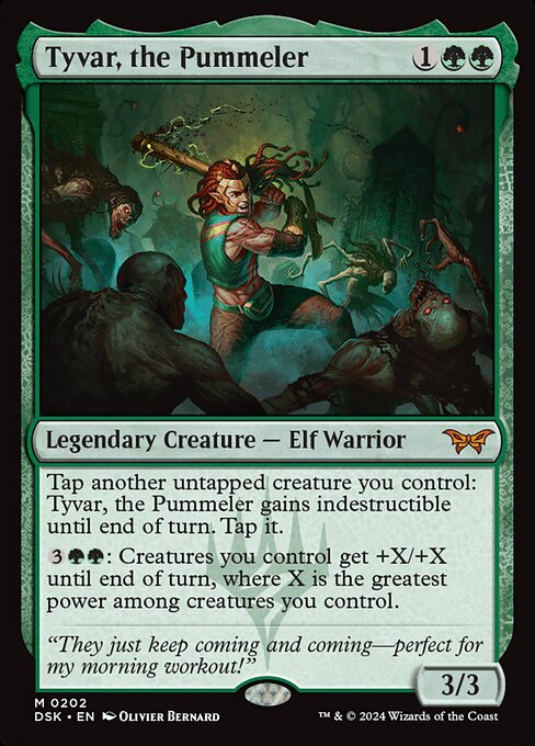 Tyvar, the Pummeler card art