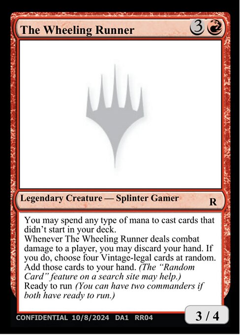 The Wheeling Runner card art