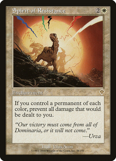 Spirit of Resistance card art