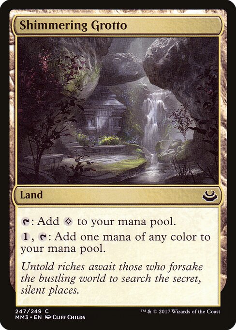 Shimmering Grotto card art