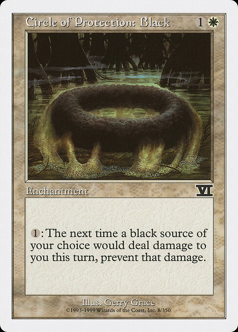 Circle of Protection: Black card art
