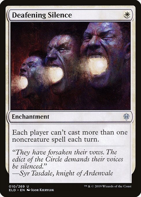 Deafening Silence card art