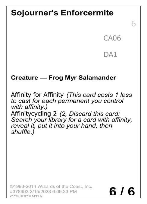 Sojourner's Enforcermite card art