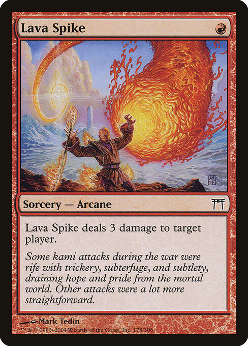 Lava Spike card art