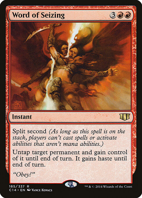 Word of Seizing card art