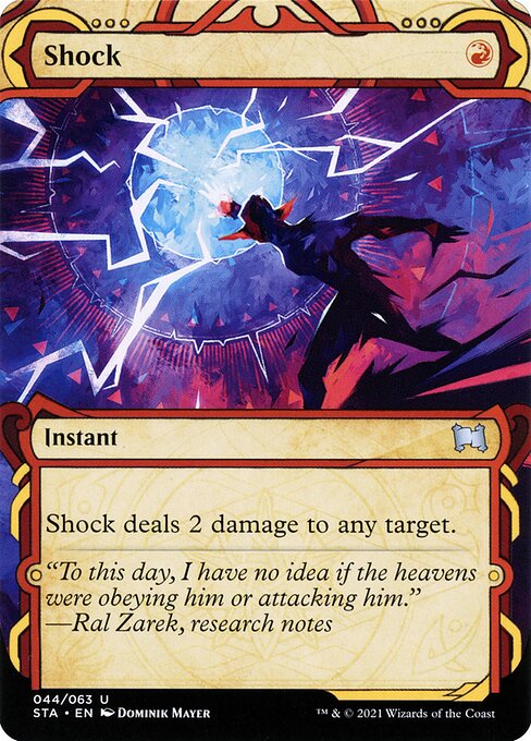 Shock card art