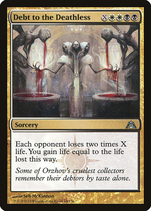 Debt to the Deathless card art