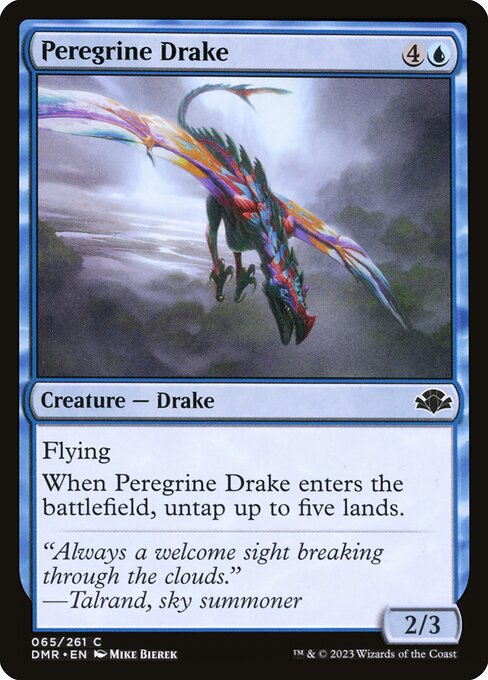 Peregrine Drake card art