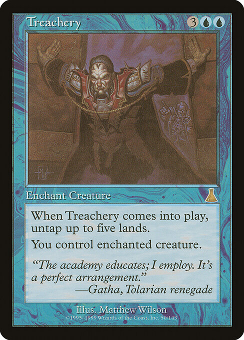Treachery card art