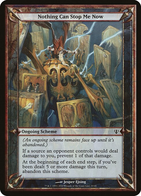 Nothing Can Stop Me Now (Archenemy) card art