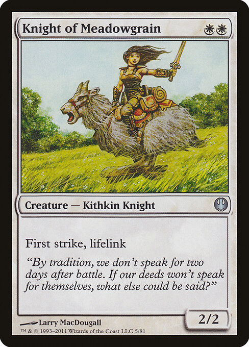 Knight of Meadowgrain card art