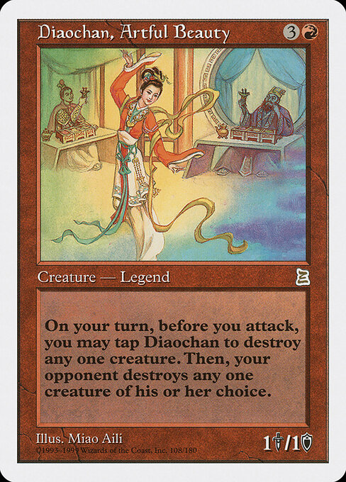 Diaochan, Artful Beauty card art