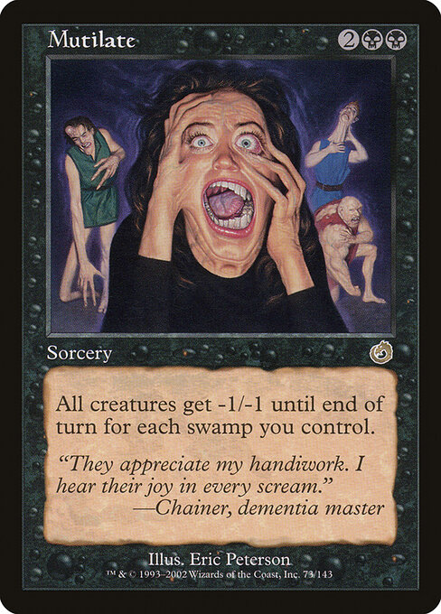Mutilate card art