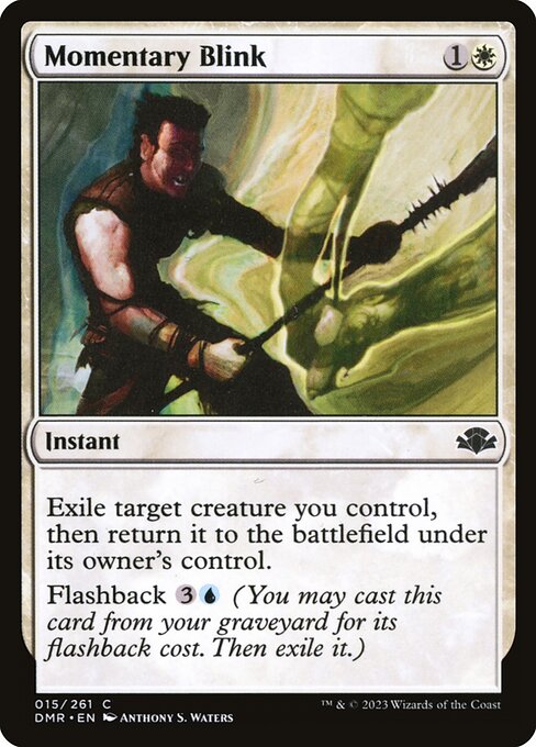 Momentary Blink card art