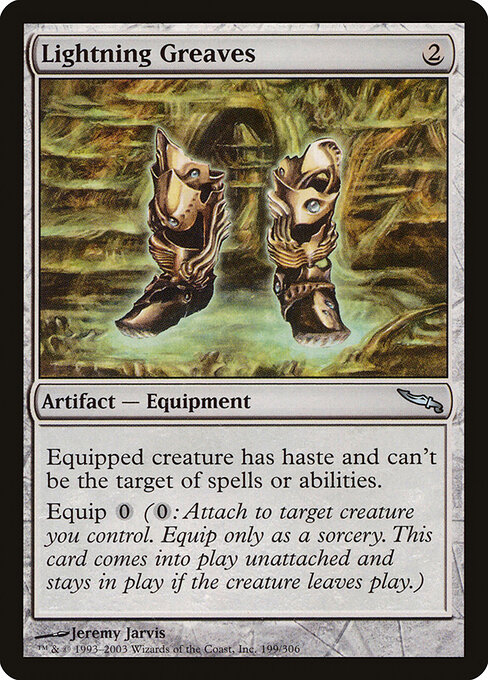 Lightning Greaves card art