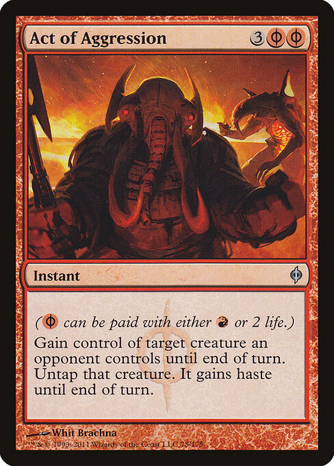 Act of Aggression card art