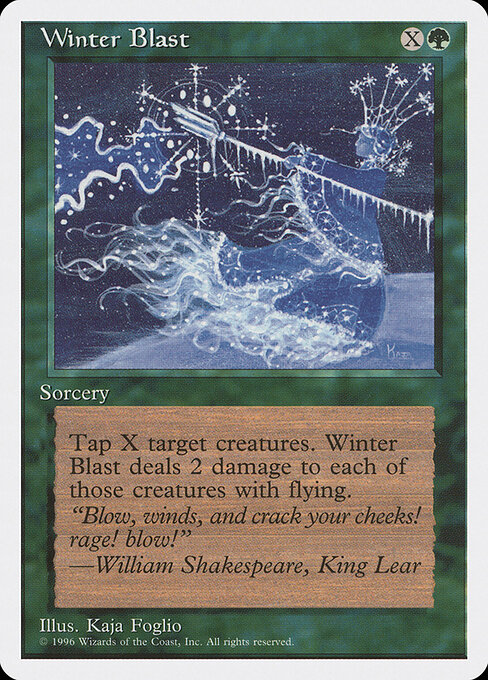 Winter Blast card art