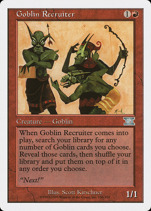 Goblin Recruiter card art